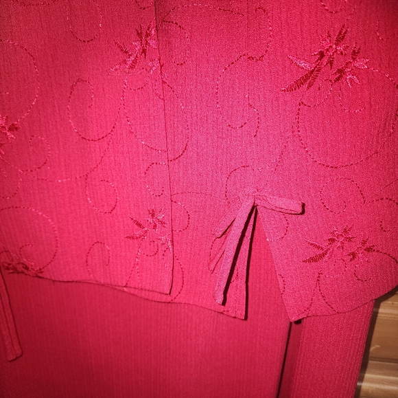 2-Piece fuscia Sag Harbor Dress 16W - Picture 5 of 6